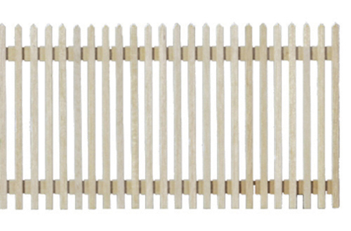 Dollhouse Miniature Picket Fence, 4/Pk